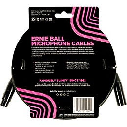 Ernie Ball XLR Microphone Cable 3-Pack Bundle - 20'