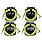 Ernie Ball Flex Instrument Cable 4-Pack - Green thumbnail