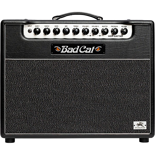 Bad Cat Mod Shop Hot Cat 50 1x12" Guitar Combo Amp - Black