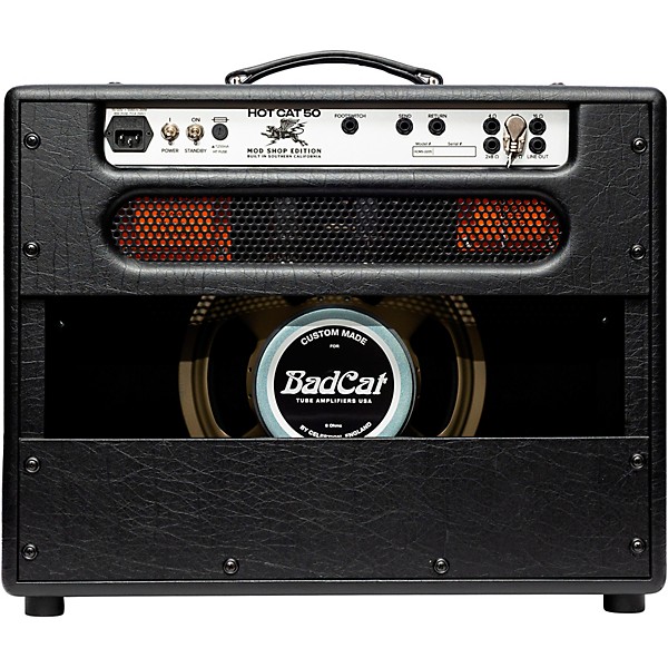 Bad Cat Mod Shop Hot Cat 50 1x12" Guitar Combo Amp - Black