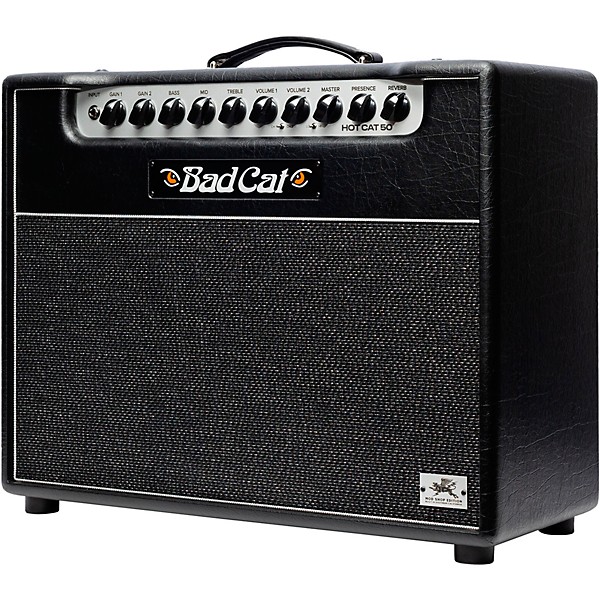 Bad Cat Mod Shop Hot Cat 50 1x12" Guitar Combo Amp - Black