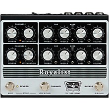 Tone King Royalist Tube Preamp Pedal - Silver and Black