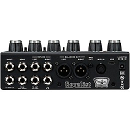 Tone King Royalist Tube Preamp Pedal - Silver and Black