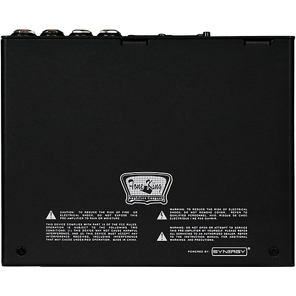 Tone King Royalist Tube Preamp Pedal - Silver and Black