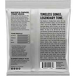 Ernie Ball John Mayer Signature Silver Slinky Electric Guitar Strings 3-Pack Tin Bundle - 10.5 - 47