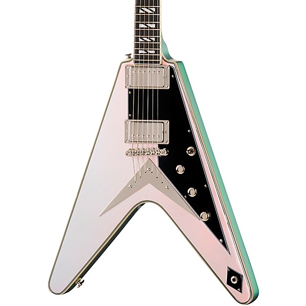 Epiphone Futura Flying V Custom Electric Guitar - Quicksilver Shift