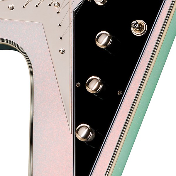 Epiphone Futura Flying V Custom Electric Guitar - Quicksilver Shift