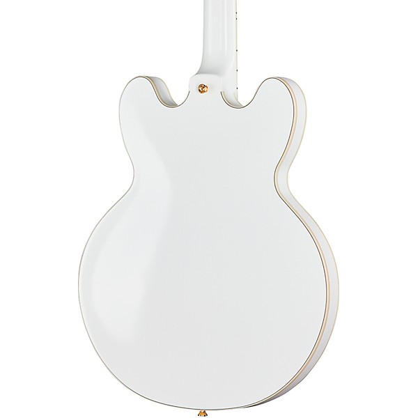 Epiphone Inspired by Gibson Custom Alex Lifeson 1976 ES-355 Reissue Semi-Hollowbody Electric Guitar - Alpine White