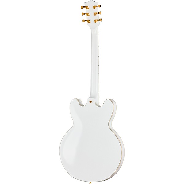 Epiphone Inspired by Gibson Custom Alex Lifeson 1976 ES-355 Reissue Semi-Hollowbody Electric Guitar - Alpine White