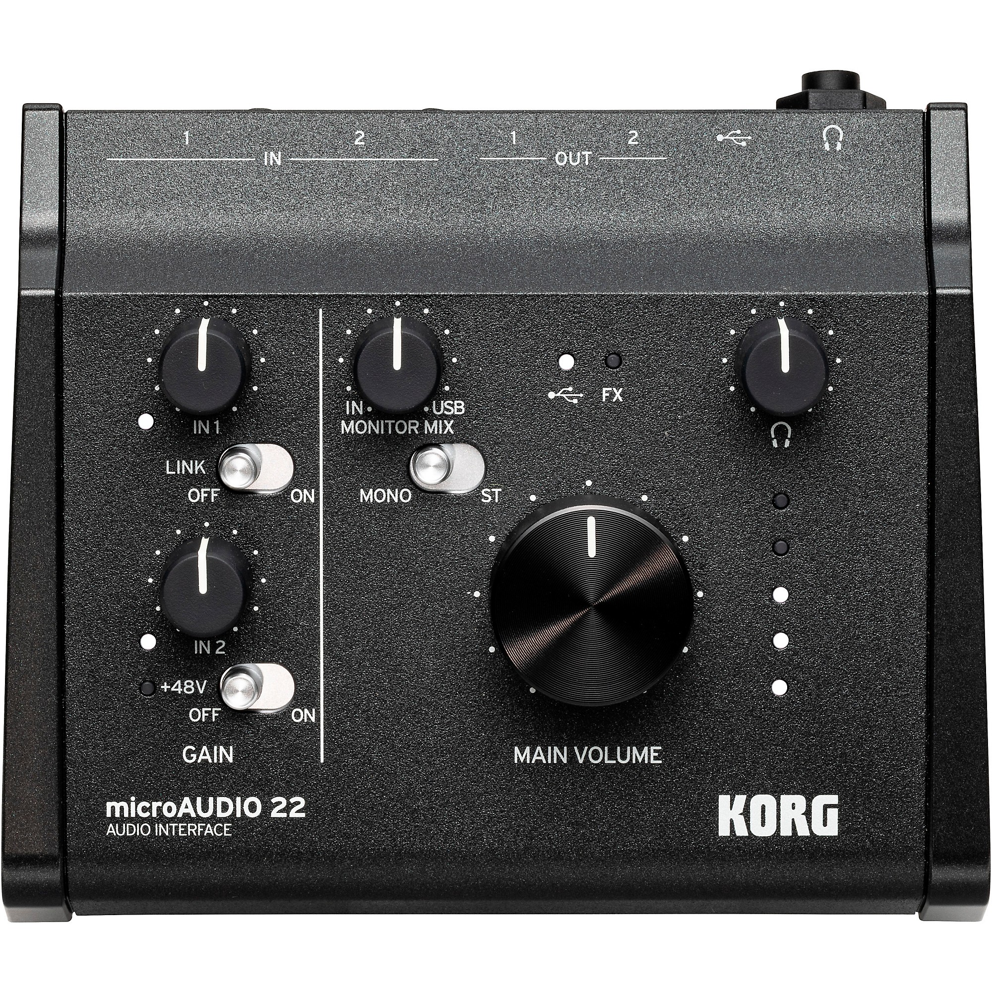 KORG microAUDIO 22 USB-C Audio Interface | Guitar Center