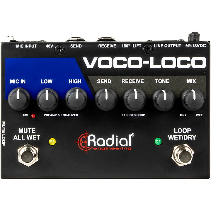 Radial Engineering Voco-Loco Vocal Effects Switcher