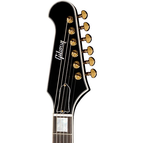 Gibson Custom Firebird Custom Electric Guitar With Bound Head Veneer - Ebony