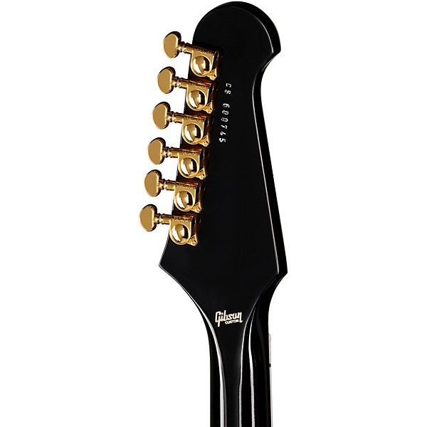 Gibson Custom Firebird Custom Electric Guitar With Bound Head Veneer - Ebony