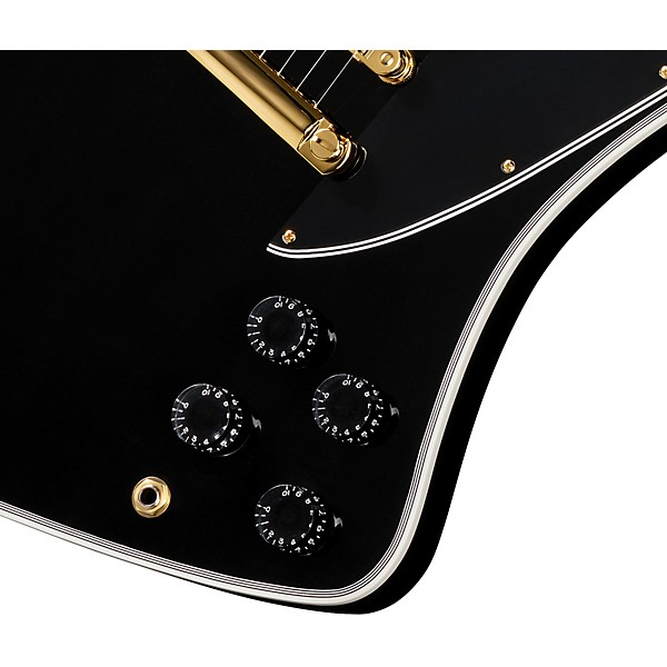 Gibson Custom Firebird Custom Electric Guitar With Bound Head Veneer - Ebony