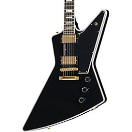 Gibson Custom Explorer Custom Electric Guitar With Bound Head Veneer - Ebony