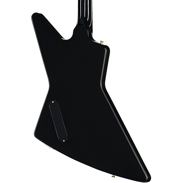 Gibson Custom Explorer Custom Electric Guitar With Bound Head Veneer - Ebony