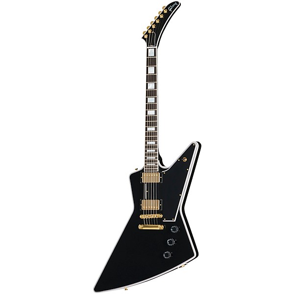 Gibson Custom Explorer Custom Electric Guitar With Bound Head Veneer - Ebony