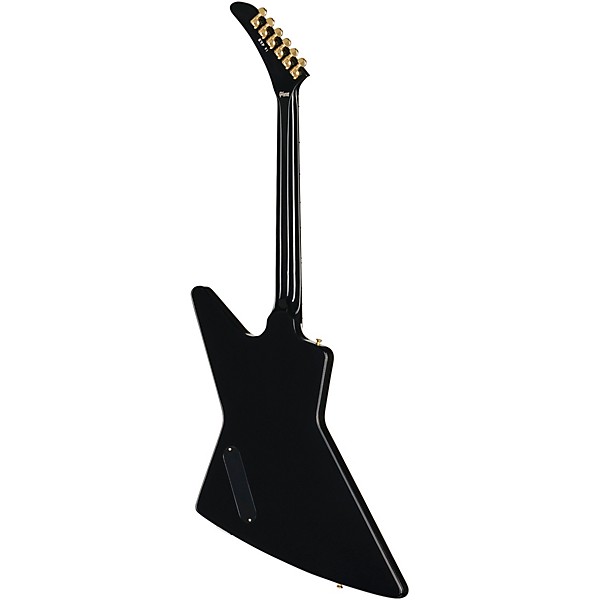 Gibson Custom Explorer Custom Electric Guitar With Bound Head Veneer - Ebony