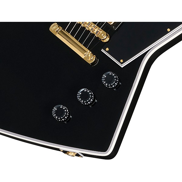 Gibson Custom Explorer Custom Electric Guitar With Bound Head Veneer - Ebony