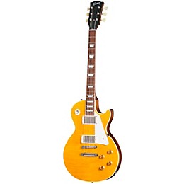 Gibson Custom Les Paul Standard Electric Guitar - Translucent Amber