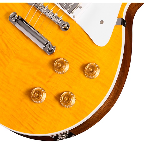 Gibson Custom Les Paul Standard Electric Guitar - Translucent Amber