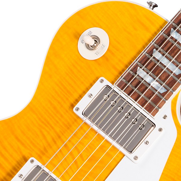 Gibson Custom Les Paul Standard Electric Guitar - Translucent Amber