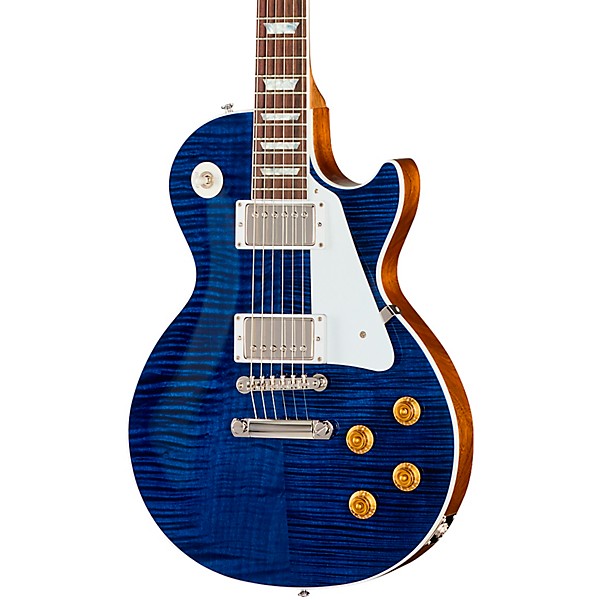 Gibson Custom Les Paul Standard Electric Guitar - Translucent Blue