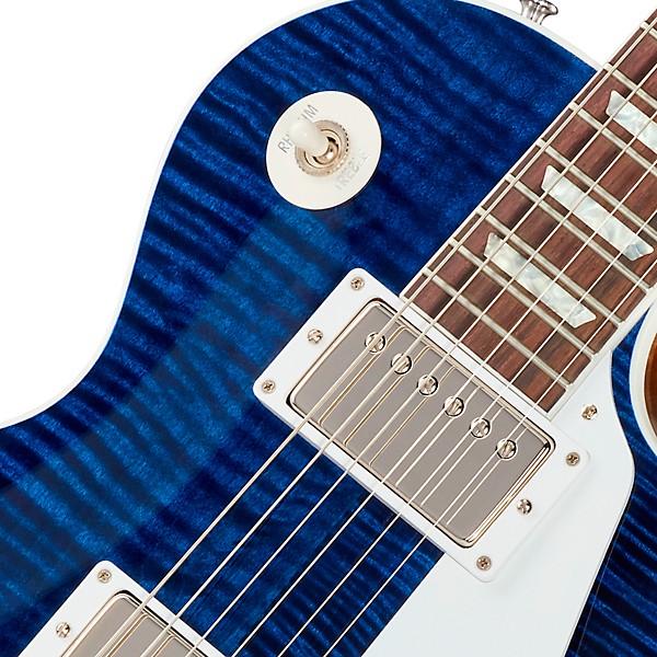 Gibson Custom Les Paul Standard Electric Guitar - Translucent Blue