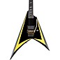 ESP LTD Alexi Laiho Arrowhead SE 20th Anniversary Electric Guitar - Black with Yellow Bevels thumbnail