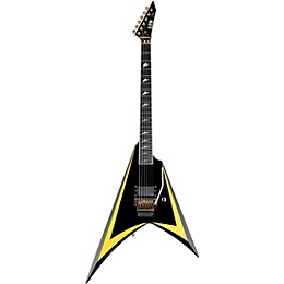 ESP LTD Alexi Laiho Arrowhead SE 20th Anniversary Electric Guitar - Black with Yellow Bevels