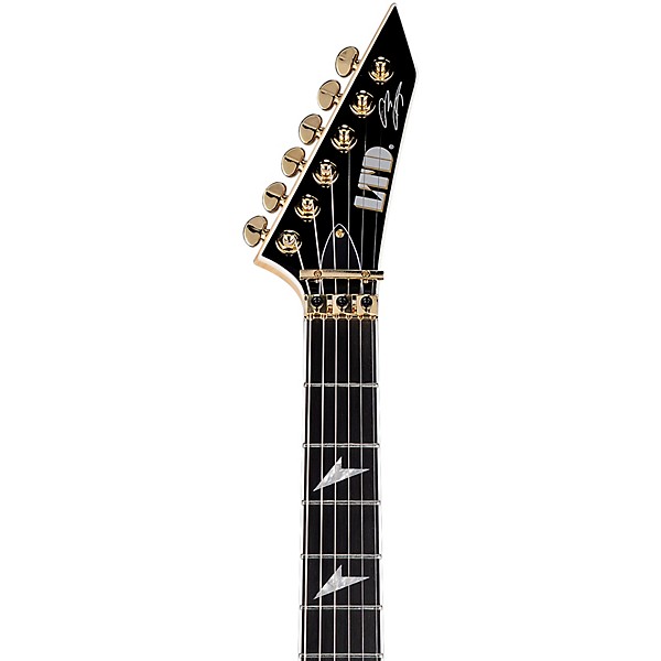 ESP LTD Alexi Laiho Arrowhead SE 20th Anniversary Electric Guitar - Black with Yellow Bevels