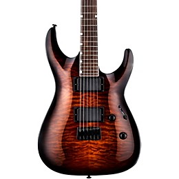 ESP LTD MH-200HT Electric Guitar - Dark Brown Sunburst