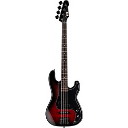 ESP LTD Surveyor-204DX Electric Bass Guitar - Red Burst