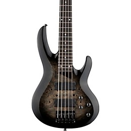 ESP LTD B-205DX 5-String Electric Bass Guitar - Black Burst
