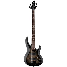 ESP LTD B-204DX Electric Bass Guitar - Black Burst