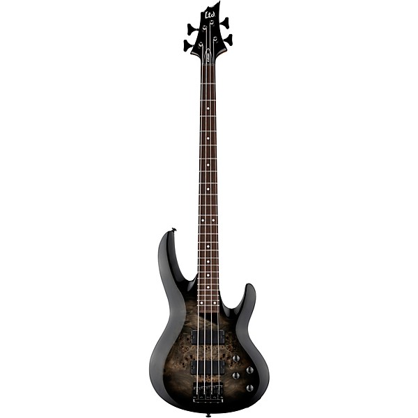 ESP LTD B-204DX Electric Bass Guitar - Black Burst