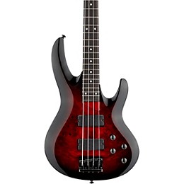 ESP LTD B-204DX Electric Bass Guitar - Red Burst