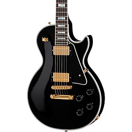 Gibson Custom Les Paul Custom Long Scale Electric Guitar - Ebony