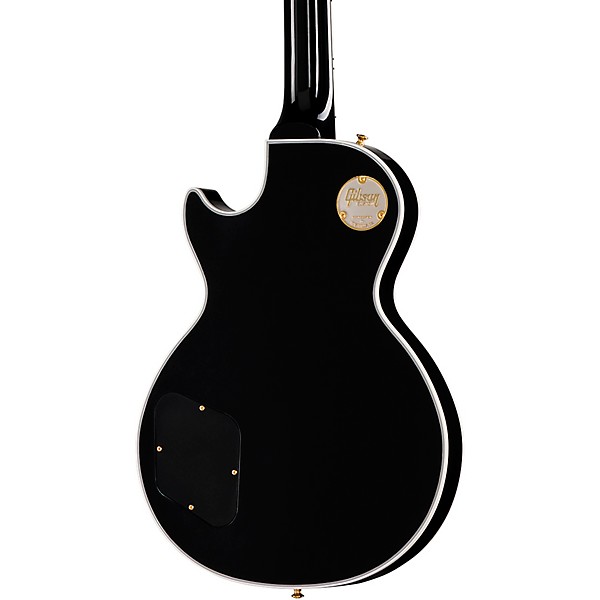 Gibson Custom Les Paul Custom Long Scale Electric Guitar - Ebony