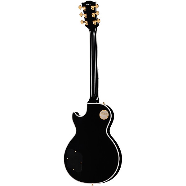 Gibson Custom Les Paul Custom Long Scale Electric Guitar - Ebony