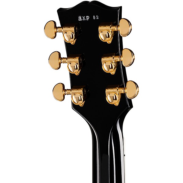 Gibson Custom Les Paul Custom Long Scale Electric Guitar - Ebony