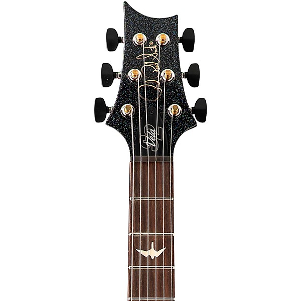 PRS S2 Vela HHT Electric Guitar Black Rainbow Holoflake
