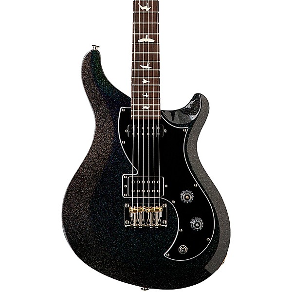 PRS PRS S2 Vela Electric Guitar Black Rainbow Holoflake