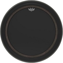 Remo Ambassador SMT Ebony Bass Drumhead - 24 in.