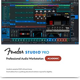 Fender Studio Pro 8 DAW Music Production Software - Academic