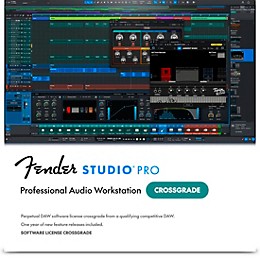 Fender Studio Pro 8 DAW Music Production Software - Crossgrade