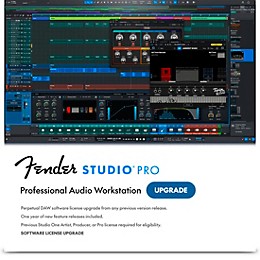 Fender Studio Pro 8 DAW Music Production Software - Upgrade