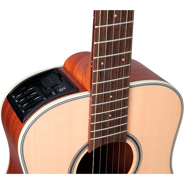 Takamine Taka-mini GP3HSE Dreadnought Acoustic-Electric Guitar - Natural