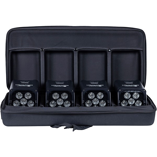 ColorKey MobilePar Pro Hex 6 LED Uplight 4-Pack