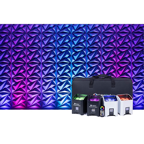 ColorKey MobilePar Pro Hex 6 LED Uplight 4-Pack
